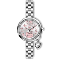 ساعة نسائي من هالو كيتي 18026 فضي ميناء زهري