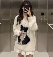 بلوفر القط الاسود | Y2K