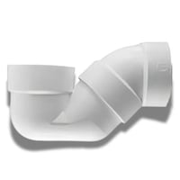 نامات كوع ريحة 4 بوصة أبيض – بلاستيك عالي الجودة