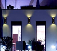 ابليك ليد جهتين لفائف اسود عدد 2 عيون انارة أصفر -...