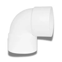 نامات كوع زاوية 6" أبيض – ضغط 40