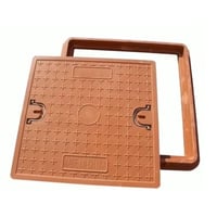 غطاء تفتيش فيبر فتحات ارضية خزان مقاس 60*60 سم