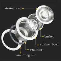 حوض مجلى مطبخ ستيل للرخام حوضين