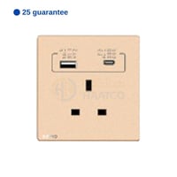 اوبل فيش 13 أمبير مع منفذين USB و Type C