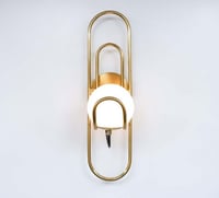 إنارة جدارية مودرن بكرة زجاج