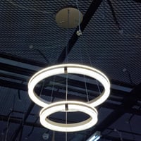 ثريا علاقي فاخرة ستايل حلقات 3 إضاءات مختلفة