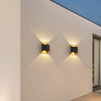 ابليك خارجي ليد ستايل مربع إنارة أصفر ليد