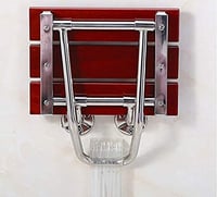 كرسي حمام خشبي قابل للطي