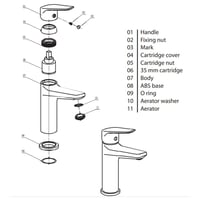 خلاط مغسلة اتوماتيك الماني STALI