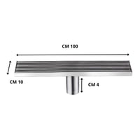 صفاية تصريف أرضية ستانلس ستيل فتحة 2 إنش