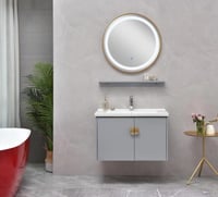 مغسلة ديكور + مرايا 80 سم A1986