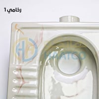 كرسي عربي رخامي معرق الوادي مقاس 150 - الخزف السعو...