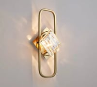 مصباح حائط بلوري عتيق