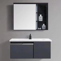 مغسلة ديكور مودرن المنيوم مع مرايا 80 سم 80-903