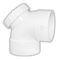 كوع بسدة بلاستيك PVC مقاس 6*4 بوصة ضغط 40 – ماركة...