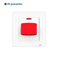 مفتاح مكيف 7*7 أوبل أبيض