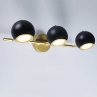 ابليك مرايا ليد فاخر ثلاثي انارة شمسي