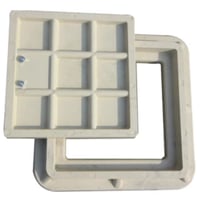 غطاء تفتيش فيبر فتحات ارضية خزان مقاس 30*30 سم