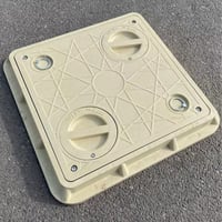 غطاء تفتيش فيبر 80 في 80 ملون