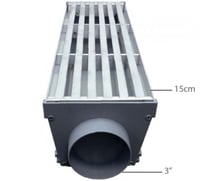 مجرى سيول 3 بوصة المنيوم 100 سم - مزايا
