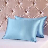 كيس مخدة كبير خامة ساتان بدون سحاب مقاس 51سم 76x ل...