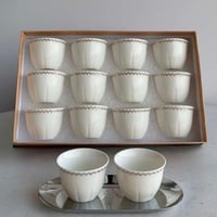 طقم 12 فنجال ضيافة