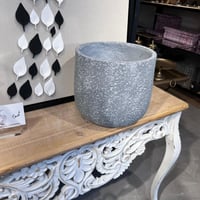 مركن سيراميك رمادي