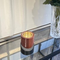 مبخرة خشب ممزوجة بالجلد الفاخر