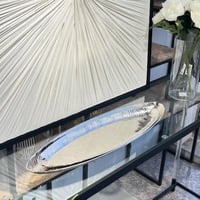 صينية تقديم بيضاوي