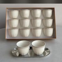 طقم 12 فنجال ضيافة