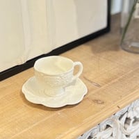 طقم كوب ابيض فاخر