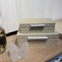 طقم صندوق قماش فاخر