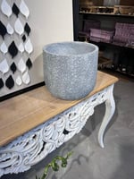 مركن سيراميك رمادي