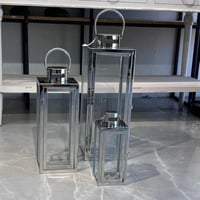 طقم فانوس فضي