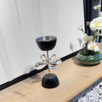 مبخرة خشب مع كرستال