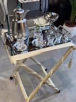 طاولة مخمل ضيافة