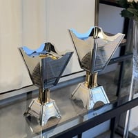 مبخرة ضيافة ذهبي وفضي