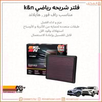 فلتر شريحه راف فور , هايلندر K&N