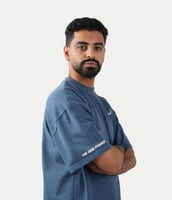 تيشيرت الكلاسيك الازرق