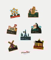 ستيكرات طباعة على الملابس - سفرة اوروبا