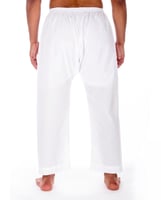 سروال رجالي طويل بكرسي (كومفورت ) غين ابيض