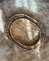 صواني خوص بيضاوية