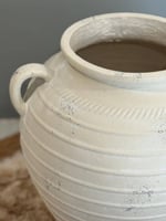 فازة فخار لون سكري عتيق