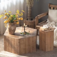 طاولة قهوة خشب