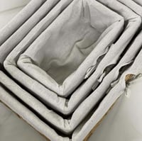 طقم سلال خوص طبيعي LESA