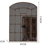 مرايا جدارية ذهبي