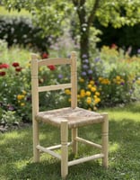 ‏‎كرسي خشب حبال صغير