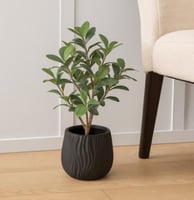 حوض زرع فخار اسود