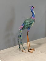 مجسم طاووس حديد