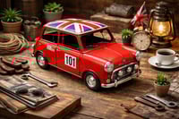 ديكور سيارة ميني كوبر حديد انتك